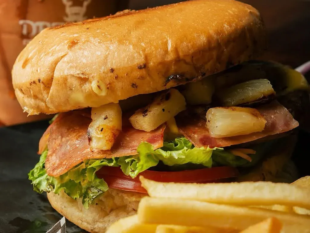 Hamburguesa Hawaiana