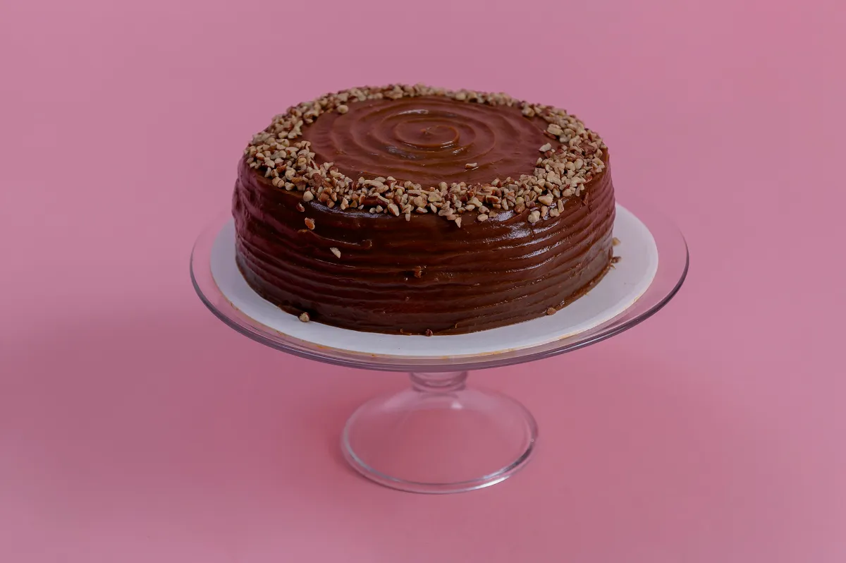Pastel de Vainilla con Cajeta